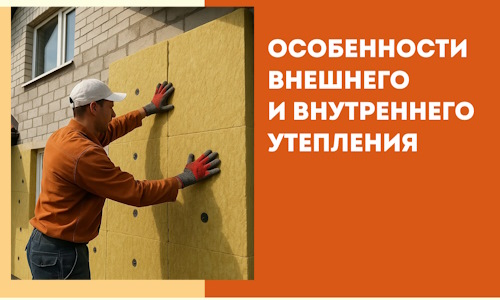 Какие особенности внешнего и внутреннего утепления в Тынде