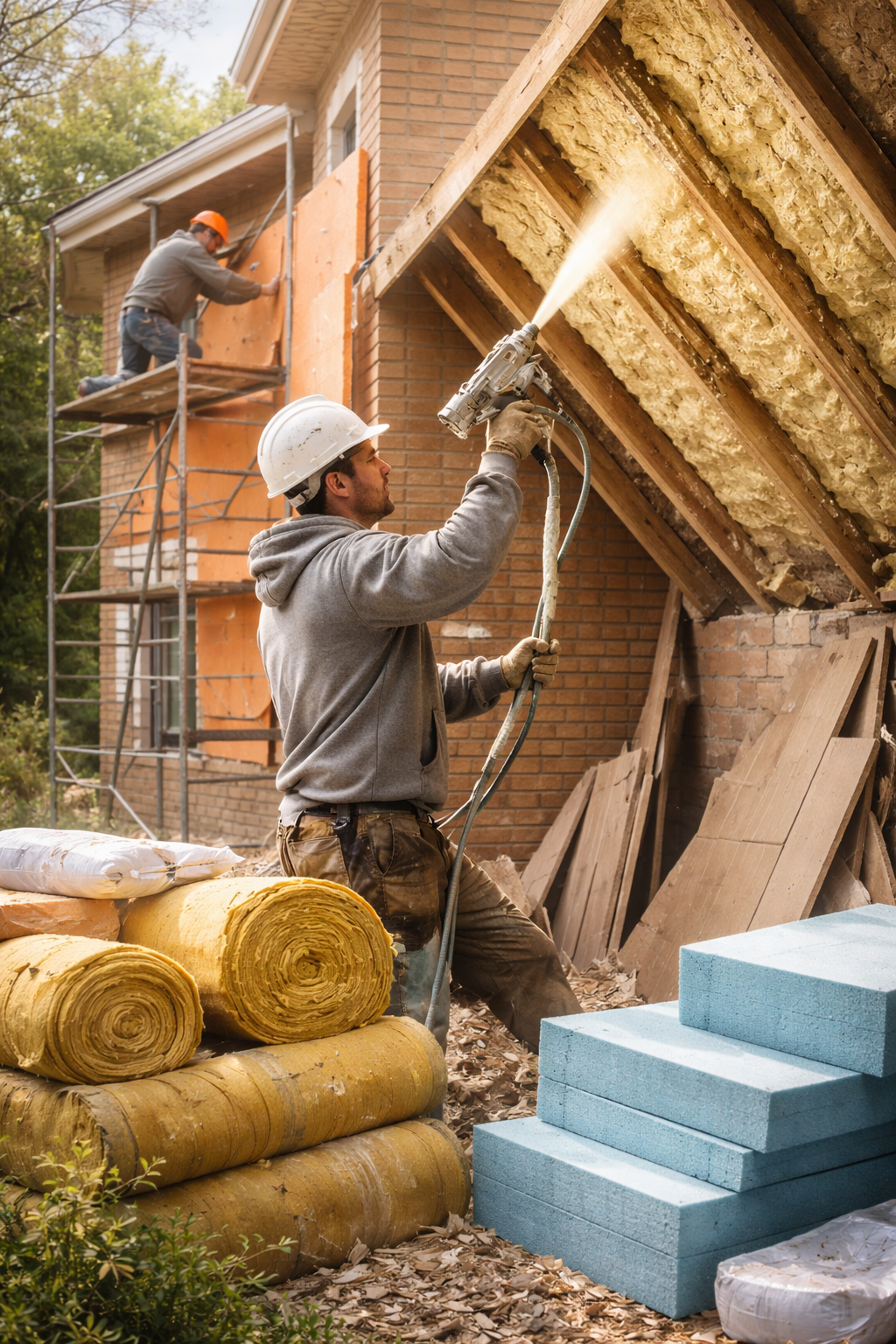 Утепление домов в Тынде под ключ от 4316 руб/м2 | Профессионально — ТепломастерТнд