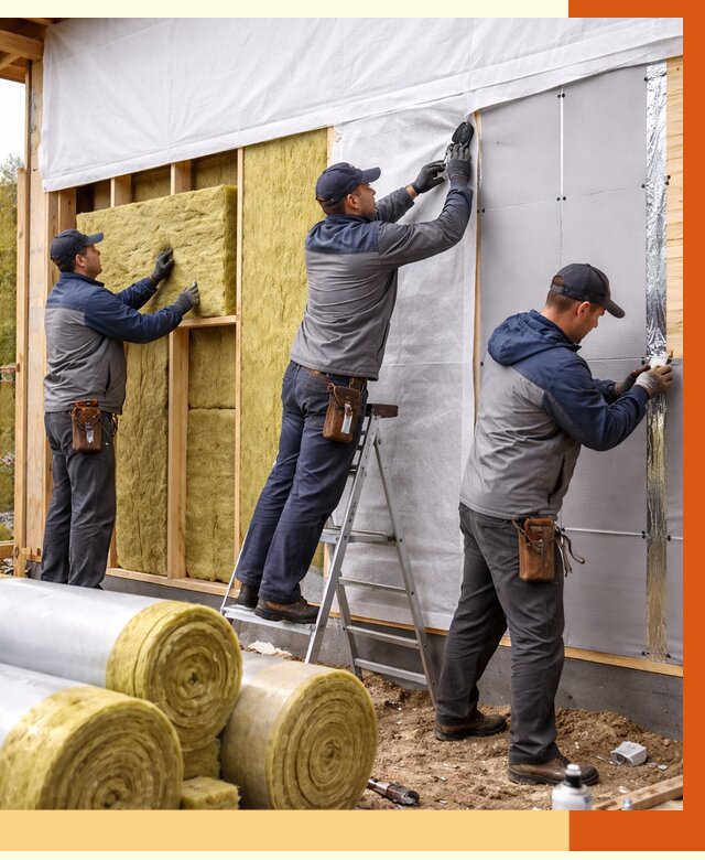 Утепление каркасного дома в Тынде от 4316 руб./м2 — профессионально | ТепломастерТнд