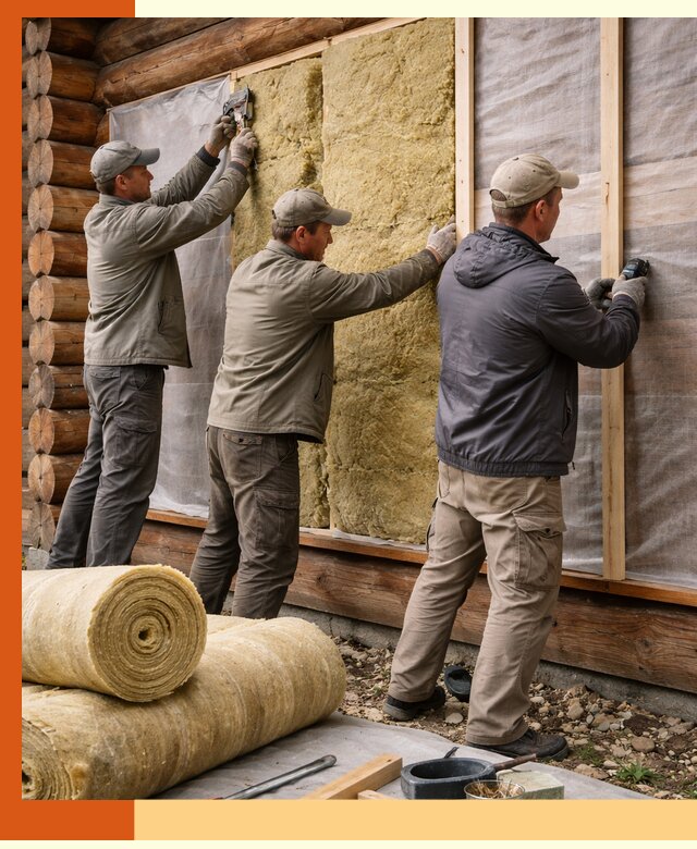 Утепление деревянного дома в Тынде эффективными технологиями