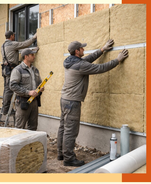 Утепление дома из SIP панелей в Тынде от 6372 руб./м² под ключ | ТепломастерТнд