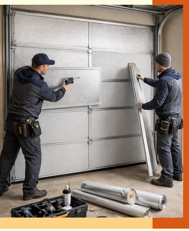 Утепление гаражных ворот в Тынде от 8067 руб/м2 — надежно и быстро | ТепломастерТнд