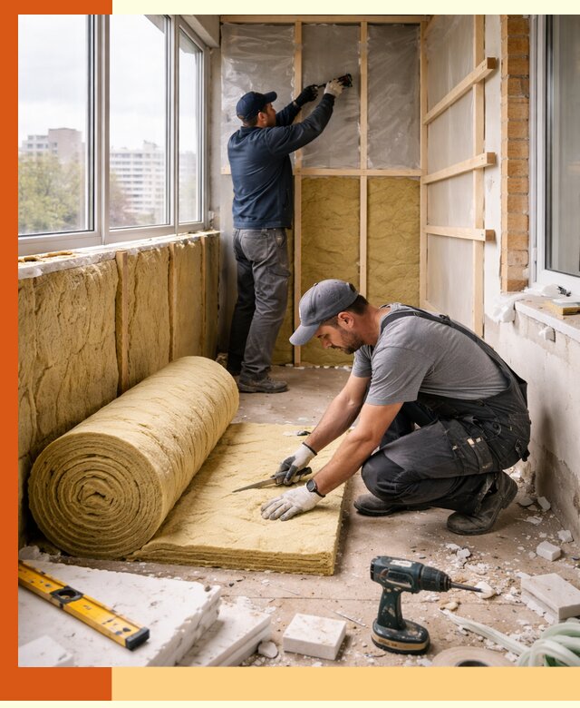 Утепление балкона под ключ в Тынде качественно и быстро