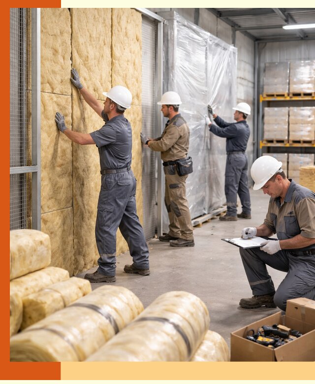 Утепление склада готовой продукции в Тынде качественно и быстро