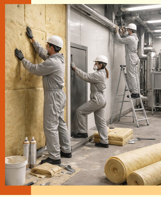 Утепление пищевого цеха под ключ в Тынде