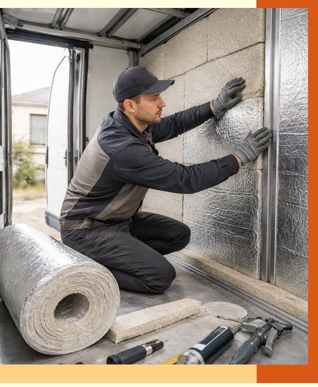 Утепление фургона рефрижератора в Тынде от 12846 руб./м² под ключ | ТепломастерТнд