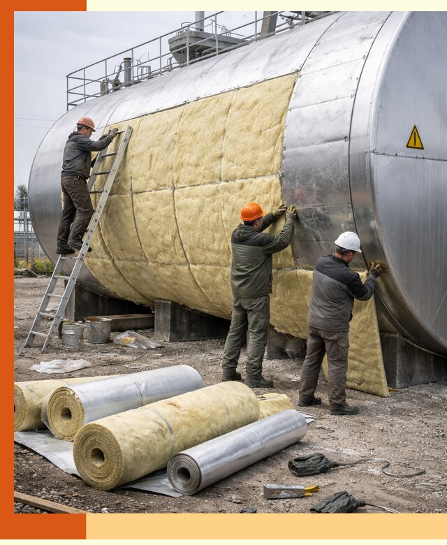 Утепление резервуаров с топливом в Тынде надежно и экономично