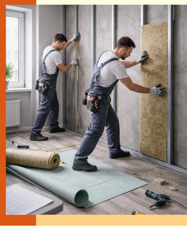 Шумоизоляция квартиры под ключ в Тынде — профессионально и гарантированно