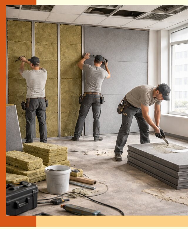 Профессиональная шумоизоляция офисов в Тынде для комфорта сотрудников