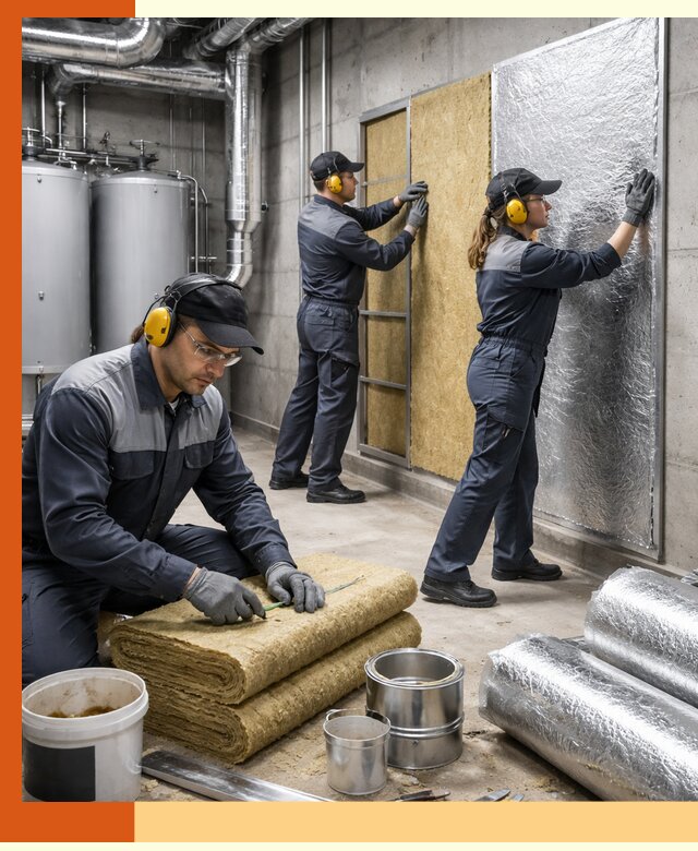 Шумоизоляция котельной в Тынде: профессиональный монтаж и материалы