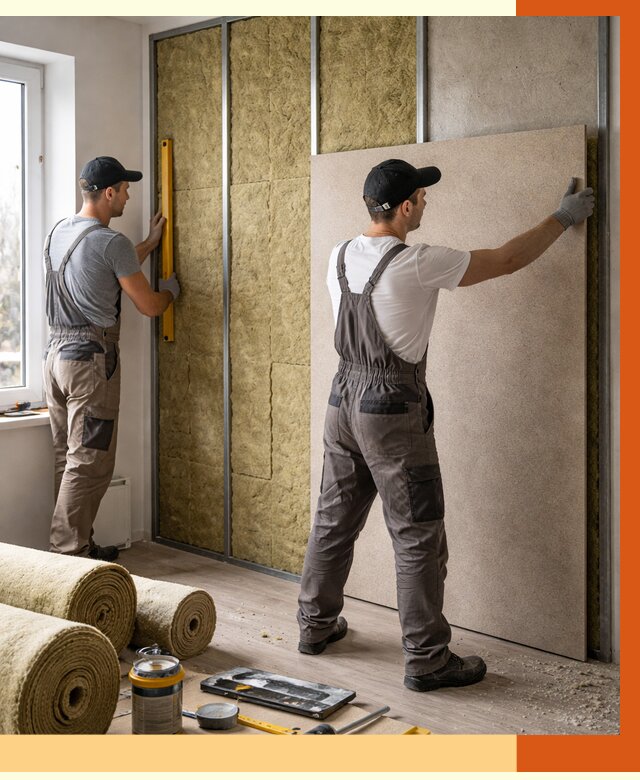 Шумоизоляция стен в Тынде от 4625 руб/м2 — звукоизоляция стен под ключ | ТепломастерТнд