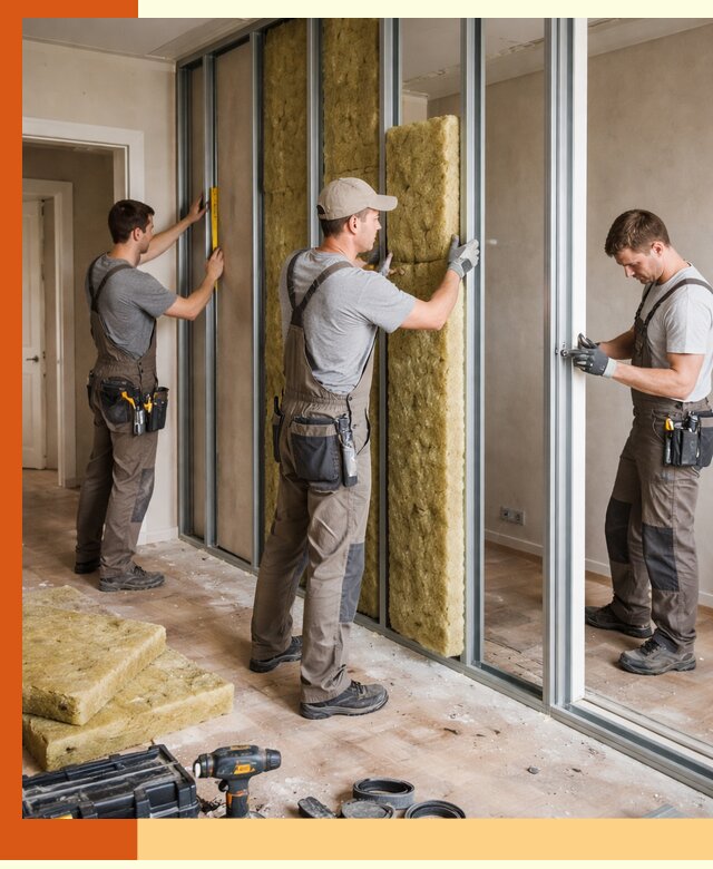 Шумоизоляция межкомнатных перегородок в Тынде эффективно и надёжно