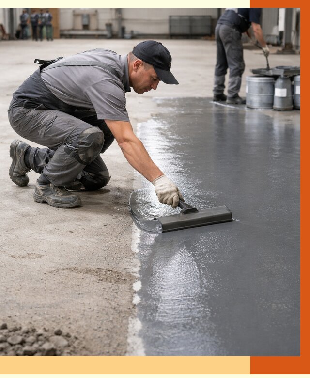 Гидроизоляция промышленного пола в Тынде от 1233 руб./м2 — ТепломастерТнд специалисты под ключ